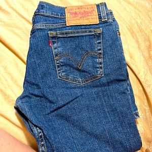 Women's Super-low 518 Boot Cut slightly stretchy Jeans. Comfortable pantLOT#0023